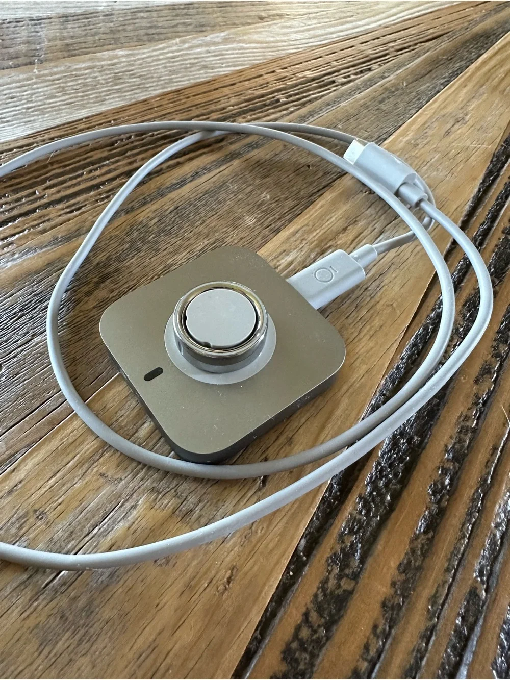 Oura Ring 4, silver, size 7